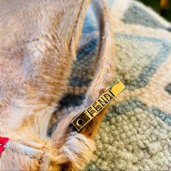 Authentic Fendi Tan Calf Hair Baguette - Picture 5 of 9